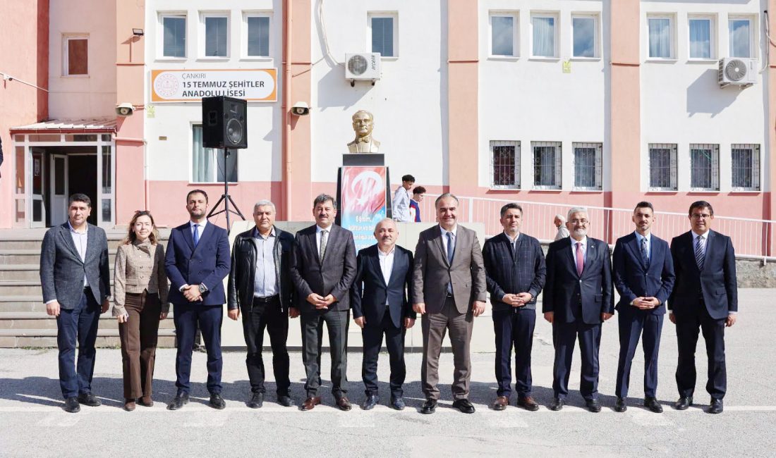 Geleneksel okul kermesi yapıldı Çankırı 15 Temmuz Şehitler Anadolu Lisesi tarafından düzenlenen geleneksel okul
