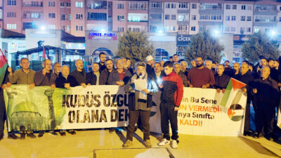 Çankırı’da, İsrail’in Gazze’ye yönelik saldırılarının 3. yılı dolayısıyla Filistin’de yaşananlara