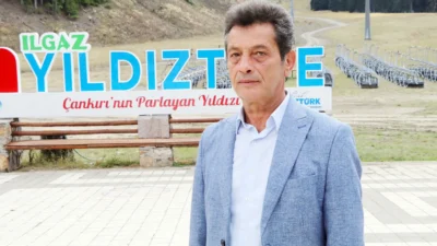 Çankırı’nın Ilgaz ilçesindeki Yıldıztepe Kayak Merkezi, ormanların arasından uzanan pistleri
