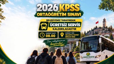 Şabanözü Belediyesi, 2026 KPSS Ortaöğretim Sınavı’na girecek adaylar için ücretsiz
