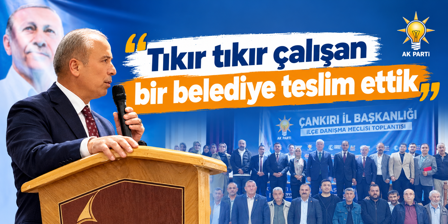 AK Parti Çankırı Merkez ilçe danışma meclis toplantısı gerçekleştirildi. Milletvekili