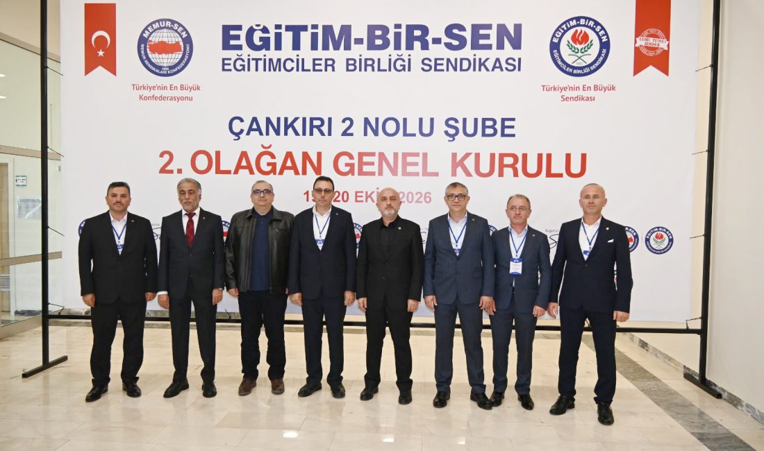 EBS 2 No.lu Şubede İbrahim Akdaş Güven Tazeledi Memur-Sen Konfederasyonuna bağlı Eğitimciler Birliği Sendikası (Eğitim-Bir-Sen) Çankırı 2 No.lu
