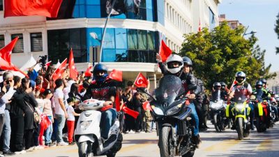 Çankırı Valiliğinin 29 Ekim Cumhuriyet Bayramı etkinlikleri kapsamında, Çankırı Motosiklet