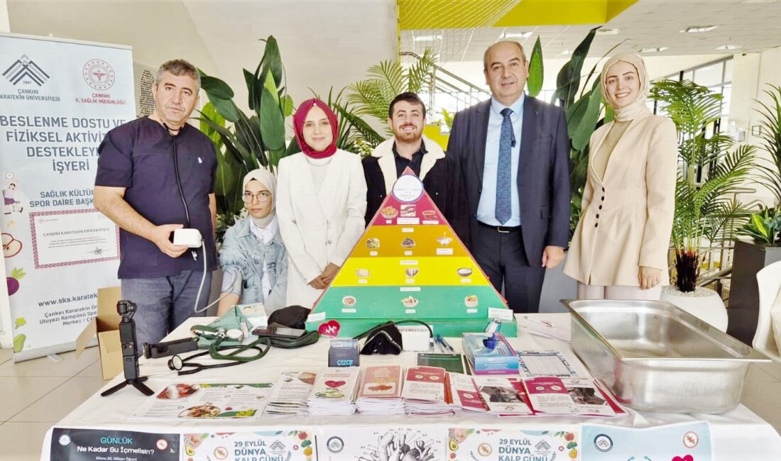 ÇAKÜ’de 29 Eylül Dünya Kalp Günü’ne Özel Farkındalık Etkinliği Çankırı Karatekin Üniversitesi (ÇAKÜ) Sağlık, Kültür ve Spor Daire Başkanlığı